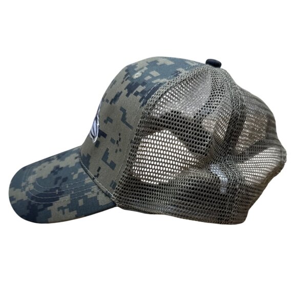 Baltimore Ravens NFL Camo Trucker Hat Mesh Back Snapback Adjustable Strap - Picture 2 of 8